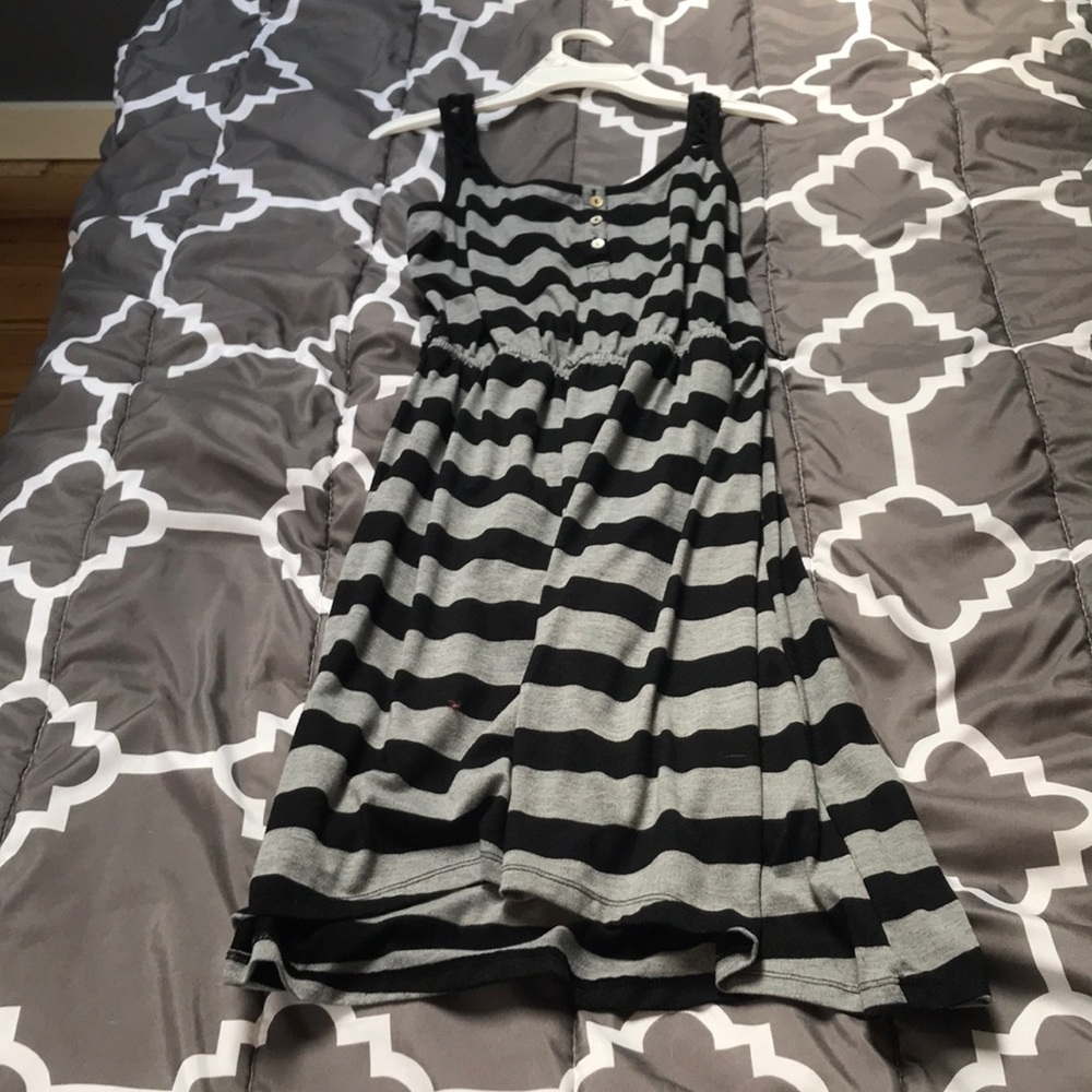 No Boundaries striped sundress